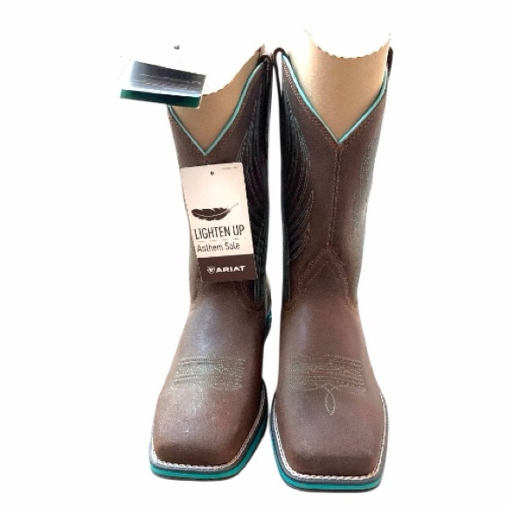 ARIAT Women’s Leather Anthem Java Western Boots, Size 10 - Picture 2 of 7